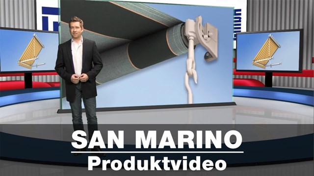 Produktvideo: Fallarmmarkise San Marino